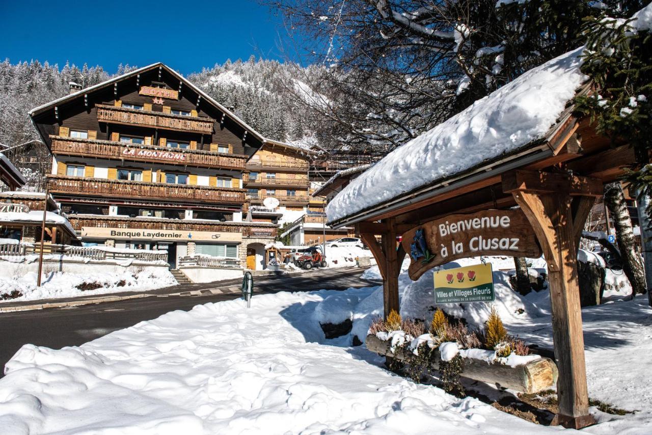 Hotel La Montagne La Clusaz Esterno foto